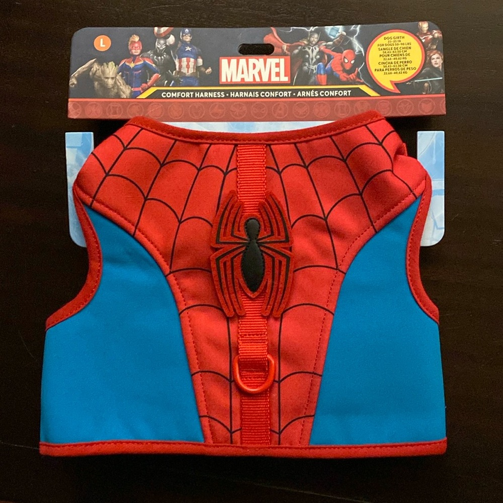 Disneyland Spiderman Dog Harness Large